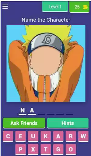 Play Narutoo Anime Quiz - Guess the Character  and enjoy Narutoo Anime Quiz - Guess the Character with UptoPlay