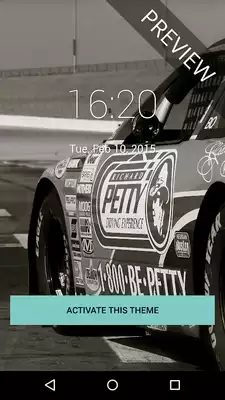 Play Nascar Lock Screen