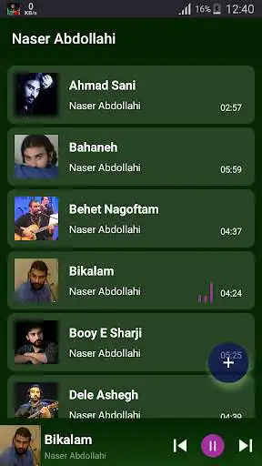 Play Naser Abdollahi - songs offline  and enjoy Naser Abdollahi - songs offline with UptoPlay