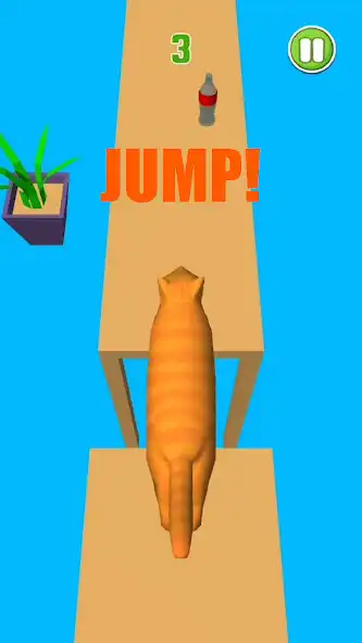 Play Nasty Cat: Knocking over Run as an online game Nasty Cat: Knocking over Run with UptoPlay