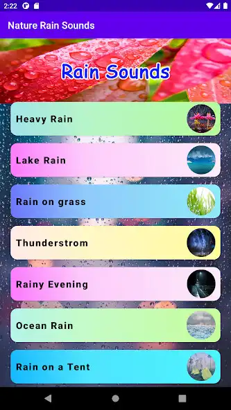 Play Nature Rain Sound  and enjoy Nature Rain Sound with UptoPlay