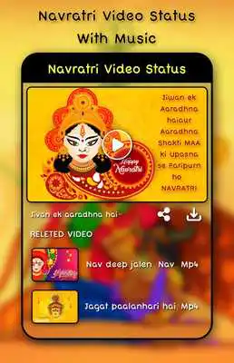 Play Navratri Video Status Maker With Music