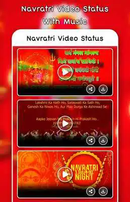 Play Navratri Video Status Maker With Music