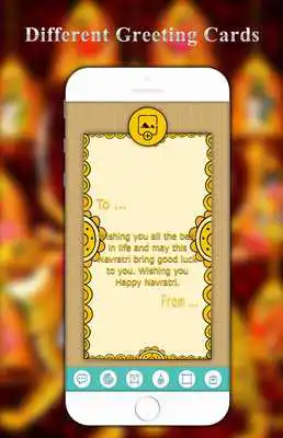 Play Navratri wishes - Navratri Greetings Card