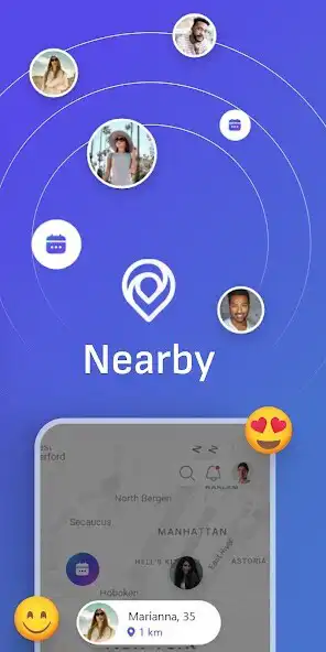 Play Nearby - Make Friends Near You as an online game Nearby - Make Friends Near You with UptoPlay