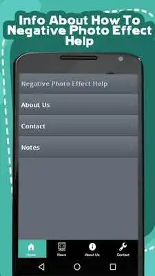 Play Negative Photo Effect Help
