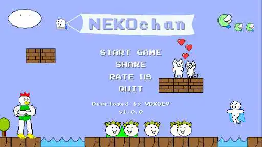 Play NEKOchan: Mess Adventures (Hard) - Super Cat World  and enjoy NEKOchan: Mess Adventures (Hard) - Super Cat World with UptoPlay