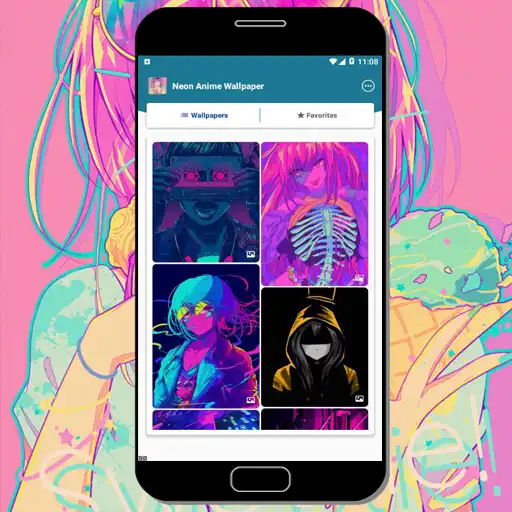 Play Neon Anime Wallpaper as an online game Neon Anime Wallpaper with UptoPlay