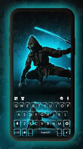 Play Neon Blade Ninja Keyboard Background  and enjoy Neon Blade Ninja Keyboard Background with UptoPlay