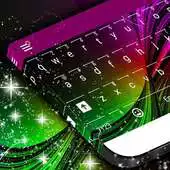 Free play online Neon Burst Keyboard Skin APK