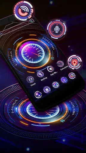 Play Neon Car Hologram Launcher Theme Live Wallpapers as an online game Neon Car Hologram Launcher Theme Live Wallpapers with UptoPlay