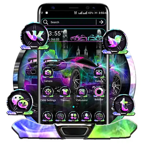 Play Neon Car Theme APK