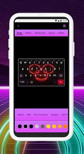 Play Neon Custom Keyboard  and enjoy Neon Custom Keyboard with UptoPlay