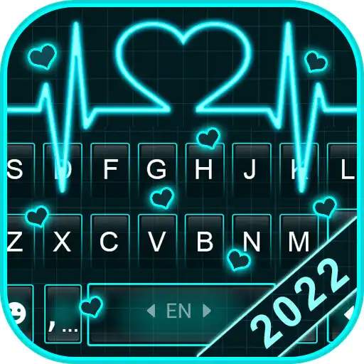 Play Neon Heart Love Theme APK