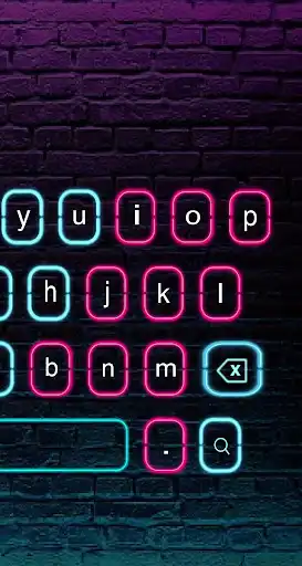 Play Neon Led Keyboard - blue LED light 1 as an online game Neon Led Keyboard - blue LED light 1 with UptoPlay