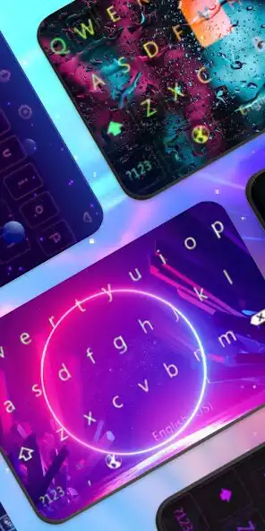 Play Neon LED Keyboard: Emoji, Font as an online game Neon LED Keyboard: Emoji, Font with UptoPlay