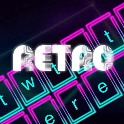 Play Neon Led keyboard - Retro topic APK