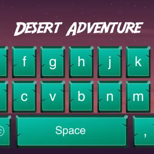 Play Neon Led keyboard Theme - Desert Adventure Topic APK