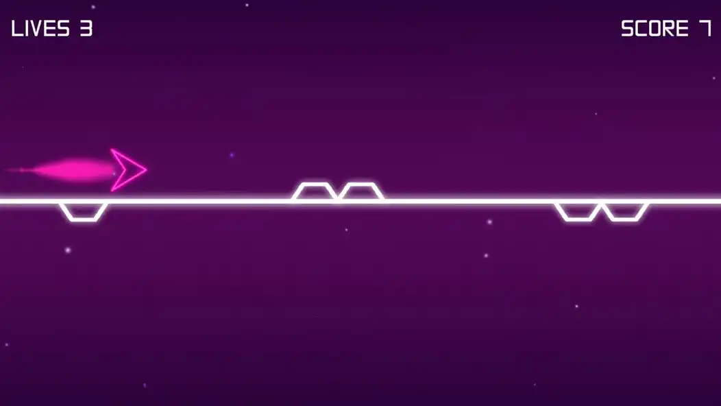 Play Neon line run as an online game Neon line run with UptoPlay