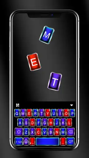 Play Neon Metal Color Keyboard Background  and enjoy Neon Metal Color Keyboard Background with UptoPlay