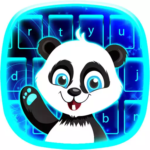 Play Neon Panda - Keyboard Theme APK