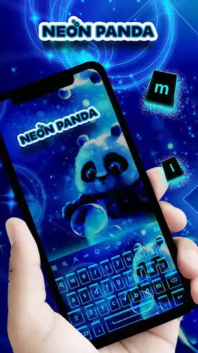 Play Neon Panda - Keyboard Theme  and enjoy Neon Panda - Keyboard Theme with UptoPlay