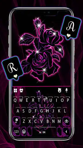 Play Neon Pink Flowers 2 Keyboard Background  and enjoy Neon Pink Flowers 2 Keyboard Background with UptoPlay