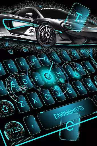 Play Neon Racing Sports Car Keyboard as an online game Neon Racing Sports Car Keyboard with UptoPlay