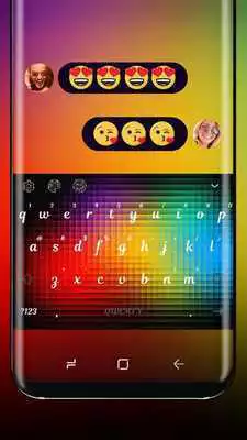 Play Neon Rainbow Color Keyboard Colorful Light