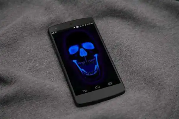 Play Neon Skull HD Live Wallpaper