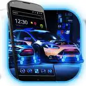 Free play online Neon Sports Car 2D Theme APK