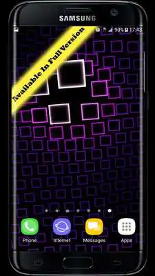 Play Neon Squares Parallax Particles 3D Live Wallpaper