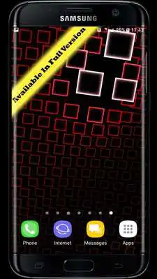 Play Neon Squares Parallax Particles 3D Live Wallpaper