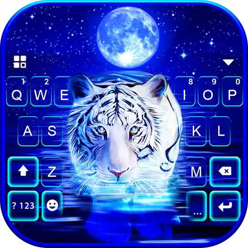 Play Neon Tiger 2 Keyboard Background APK