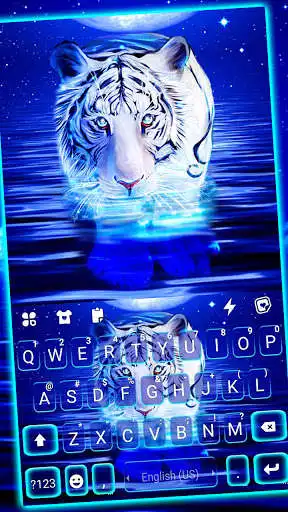 Play Neon Tiger 2 Keyboard Background  and enjoy Neon Tiger 2 Keyboard Background with UptoPlay