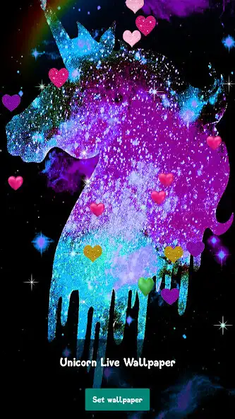 Play Neon Unicorn Live Wallpaper as an online game Neon Unicorn Live Wallpaper with UptoPlay