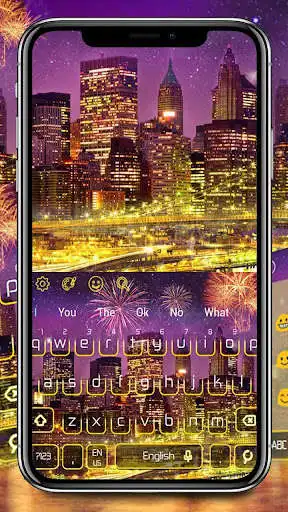 Play Neon Urban Dream Keyboard Theme as an online game Neon Urban Dream Keyboard Theme with UptoPlay