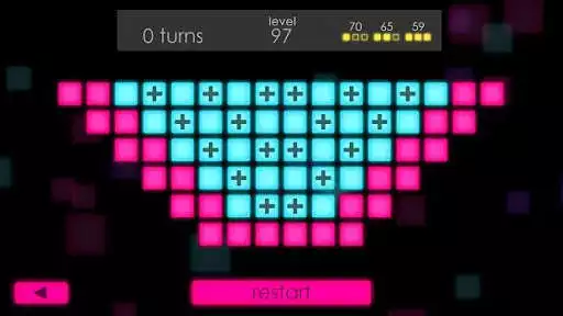 Play Neon Warp: color puzzle as an online game Neon Warp: color puzzle with UptoPlay