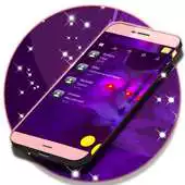 Free play online Neon Wolf SMS Theme APK