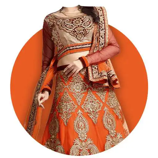 Play Netted Lehenga Choli For Women Photo Editor APK