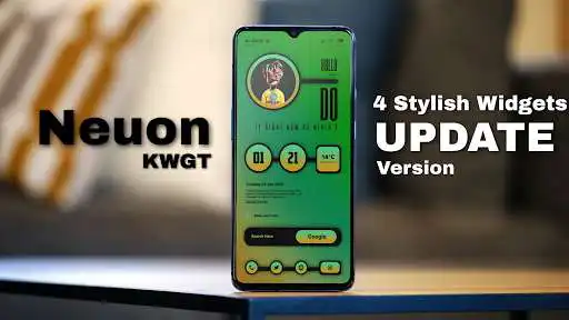 Play Neuon KWGT as an online game Neuon KWGT with UptoPlay