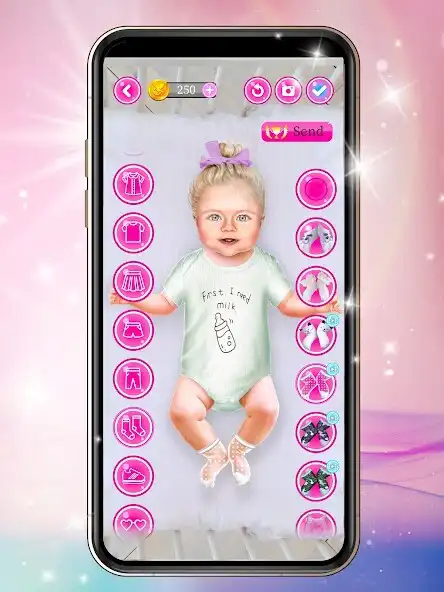 Play Newborn Baby Dress Up Game as an online game Newborn Baby Dress Up Game with UptoPlay