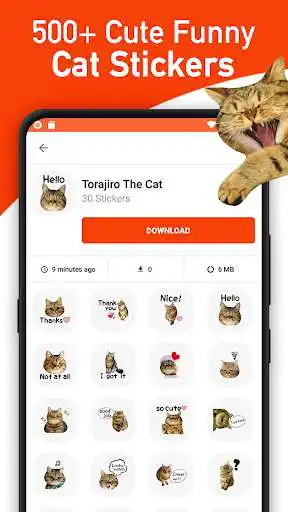 Play APK New Cat Memes Stickers For WhatsApp WAStickerApps  and enjoy New Cat Memes Stickers For WhatsApp WAStickerApps using Ap