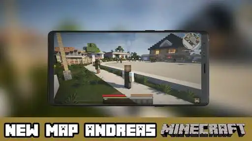 Play New Map San Andreas for MCPE as an online game New Map San Andreas for MCPE with UptoPlay