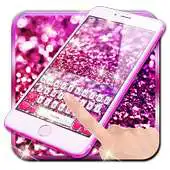 Free play online New Pink Glitter Bow Keyboard APK