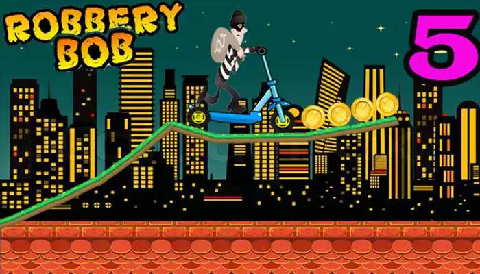 Play New robery bob 5 adventures