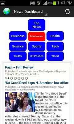 Play News Dashboard for RSS Feeds