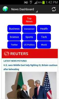 Play News Dashboard for RSS Feeds