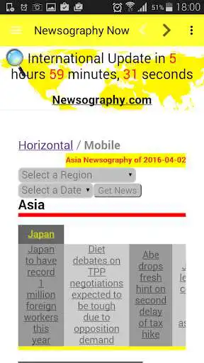 Play Newsography Live World History