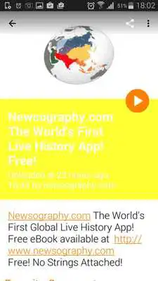 Play Newsography Live World History